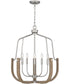 Challis 5-light Chandelier Antique Nickel