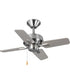 Drift 32" 4-Blade Ceiling Fan Brushed Nickel