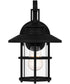 Lombard Small 1-light Outdoor Wall Light  Coastal Armour Aluminum Matte Black
