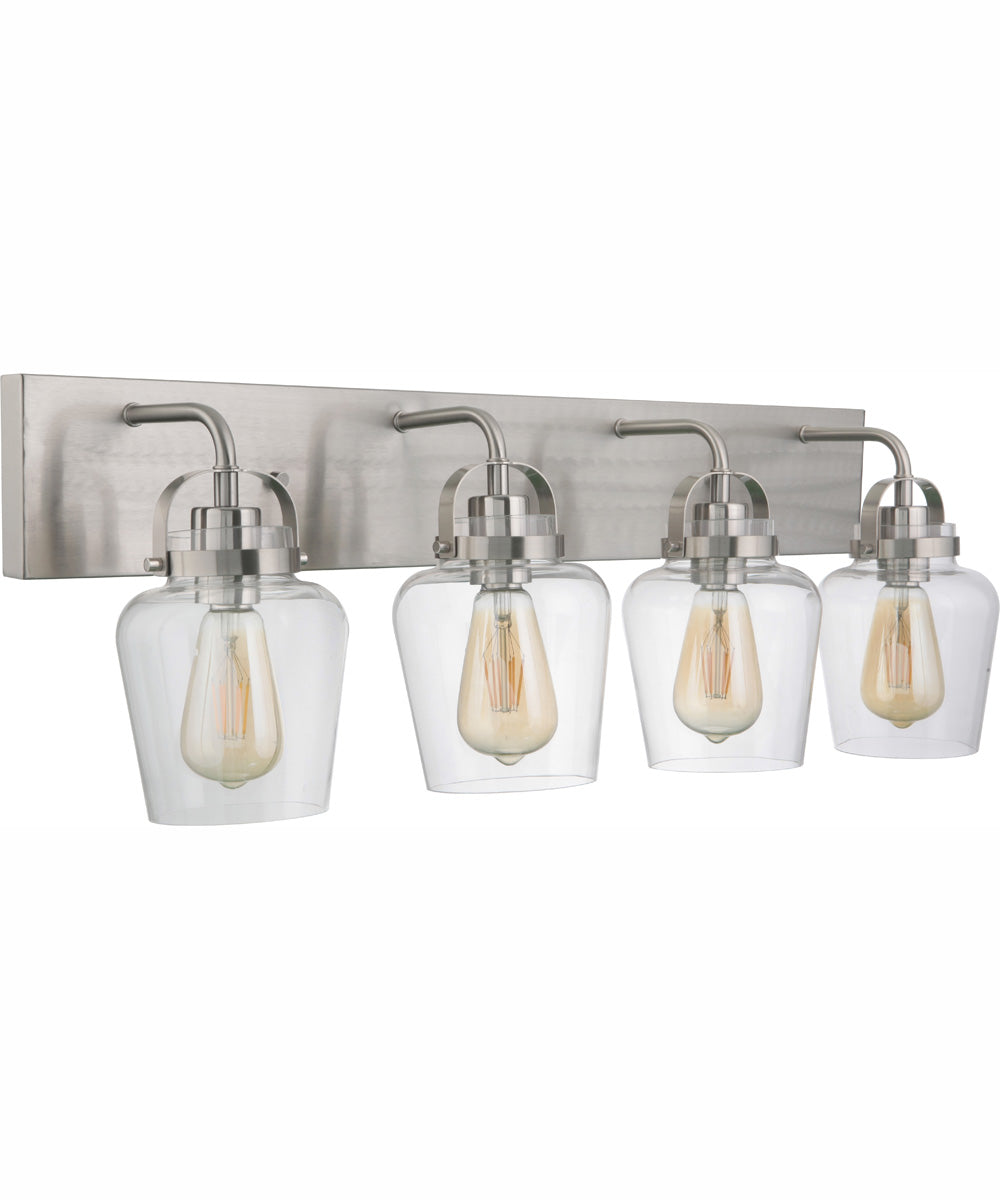 Trystan 4-Light Vanity Brushed Polished Nickel