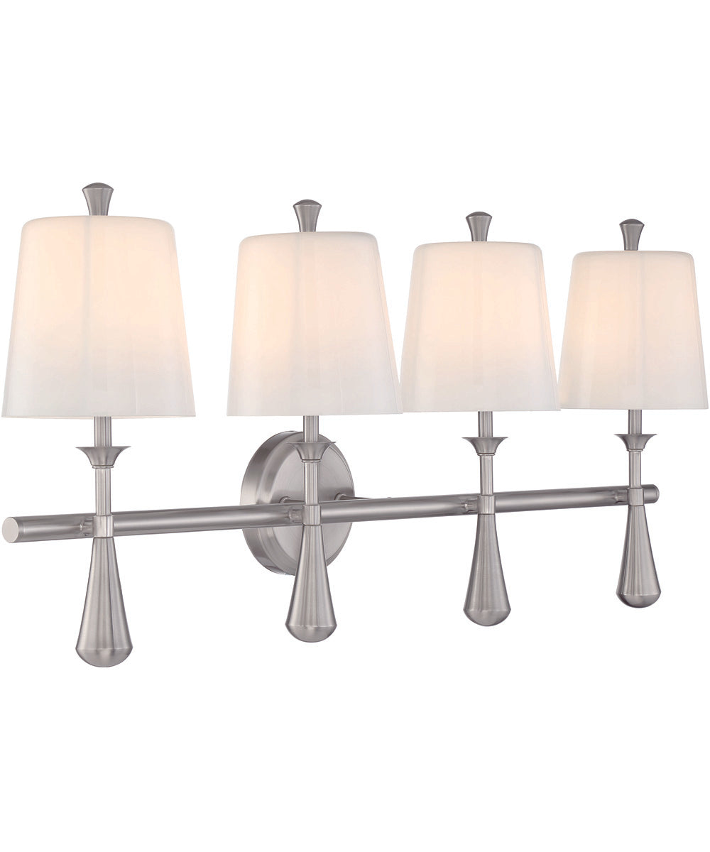 Palmer 4-Light Vanity Brushed Polished Nickel