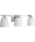 Fleet 3-Light Bath & Vanity Polished Chrome
