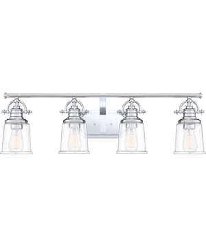Grant Extra Large 4-light Bath Light Polished Chrome