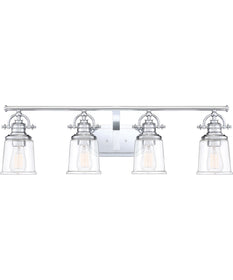 Grant Extra Large 4-light Bath Light Polished Chrome
