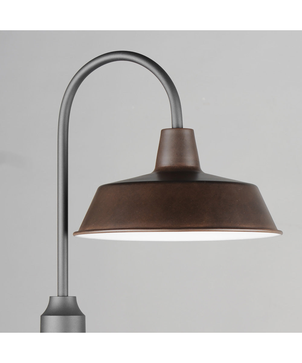 Pier M 1-Light Post Lantern Empire Bronze / Black