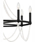 Brigitta 8-light Chandelier Matte Black