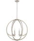 Orion 6-light Pendant Brushed Nickel