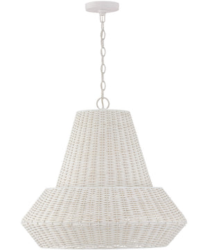 Boca 4-Light Pendant Chalk White