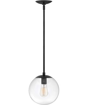 Warby 1-Light Small Pendant in Black