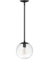 Warby 1-Light Small Pendant in Black