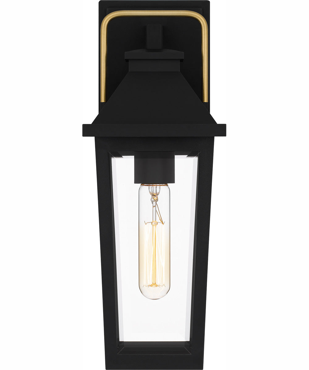 Buckley Small 1-light Outdoor Wall Light Coastal Armour Aluminum Matte Black