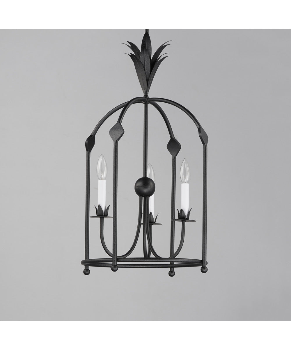 Paloma 3-Light Foyer Pendant Anthracite