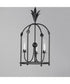 Paloma 3-Light Foyer Pendant Anthracite