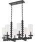 Tamara Day's Lee Boulevard 6-light Chandelier Matte Black