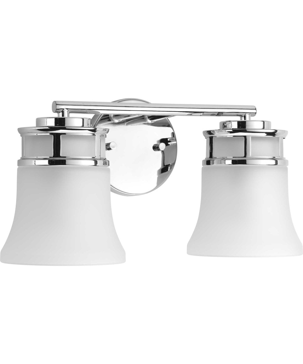 Cascadia 2-Light Bath & Vanity Polished Chrome