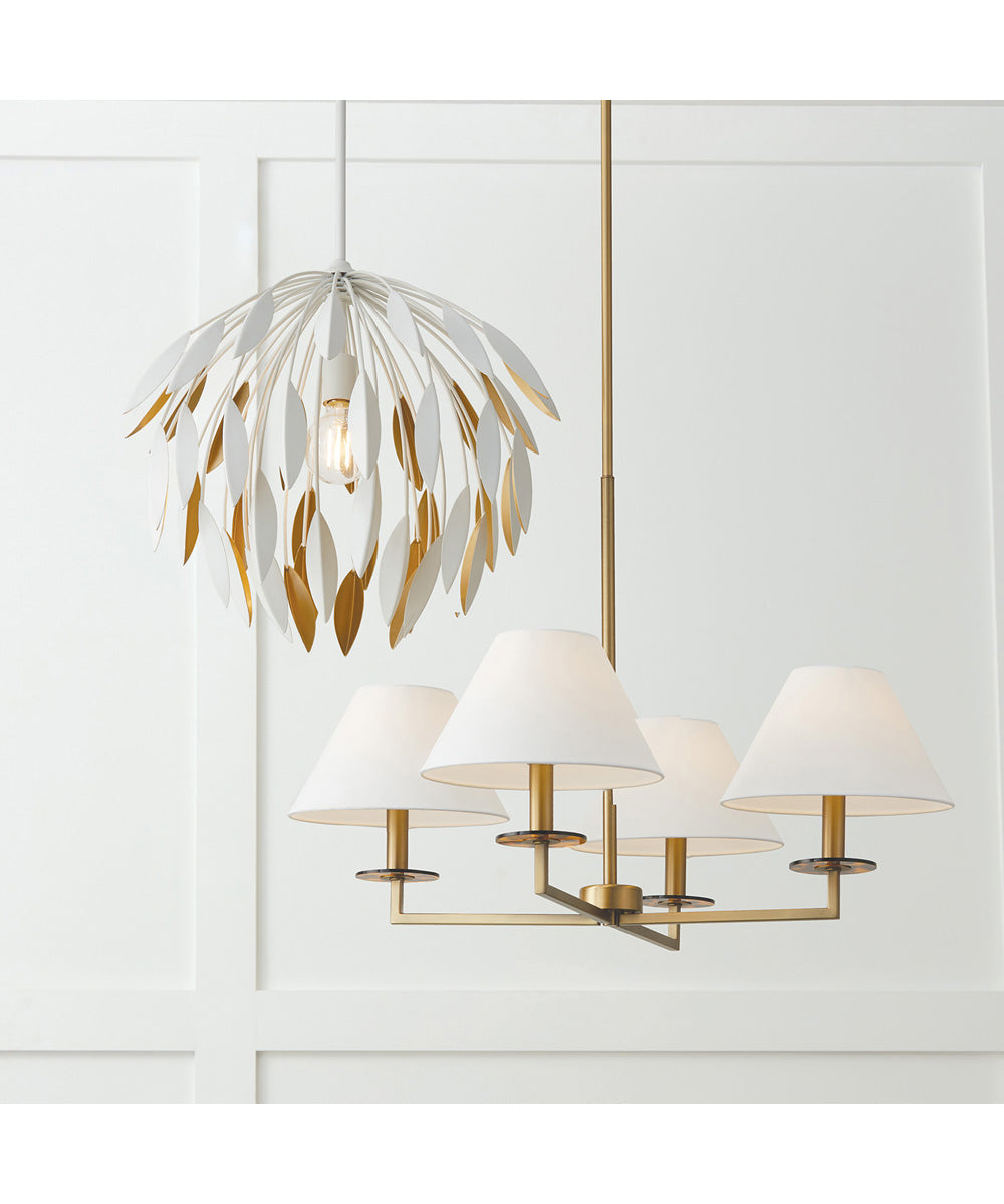 Margeaux 1-Light Pendant Matte White