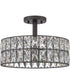 Coffman 3-light Semi Flush Mount Western Bronze