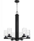 Steinway 6-light Chandelier Matte Black