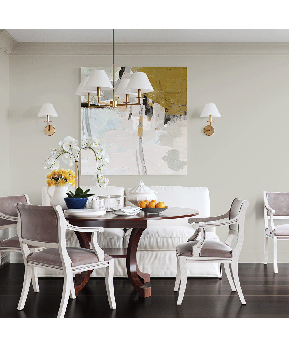 Gilda 4-Light Chandelier Aged Brass