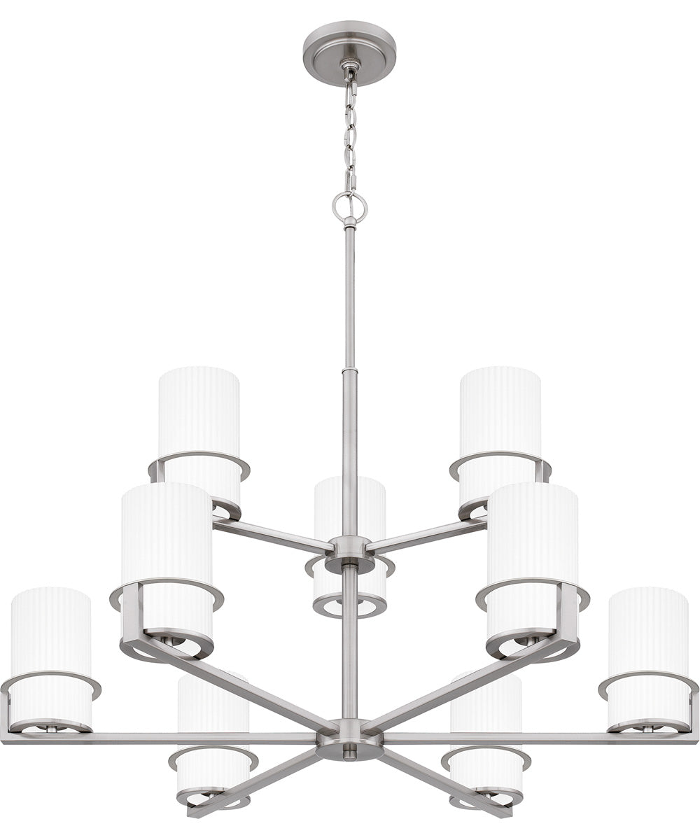 Seymour 9-light Chandelier Brushed Nickel