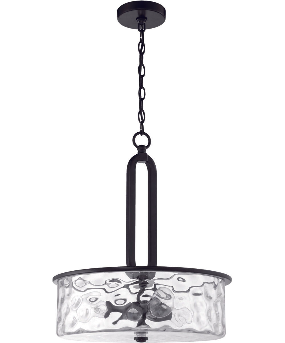 Collins 3-Light Pendant Flat Black