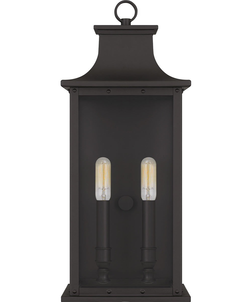 Abernathy Medium 2-light Outdoor Wall Light Coastal Armour Aluminum Old Bronze