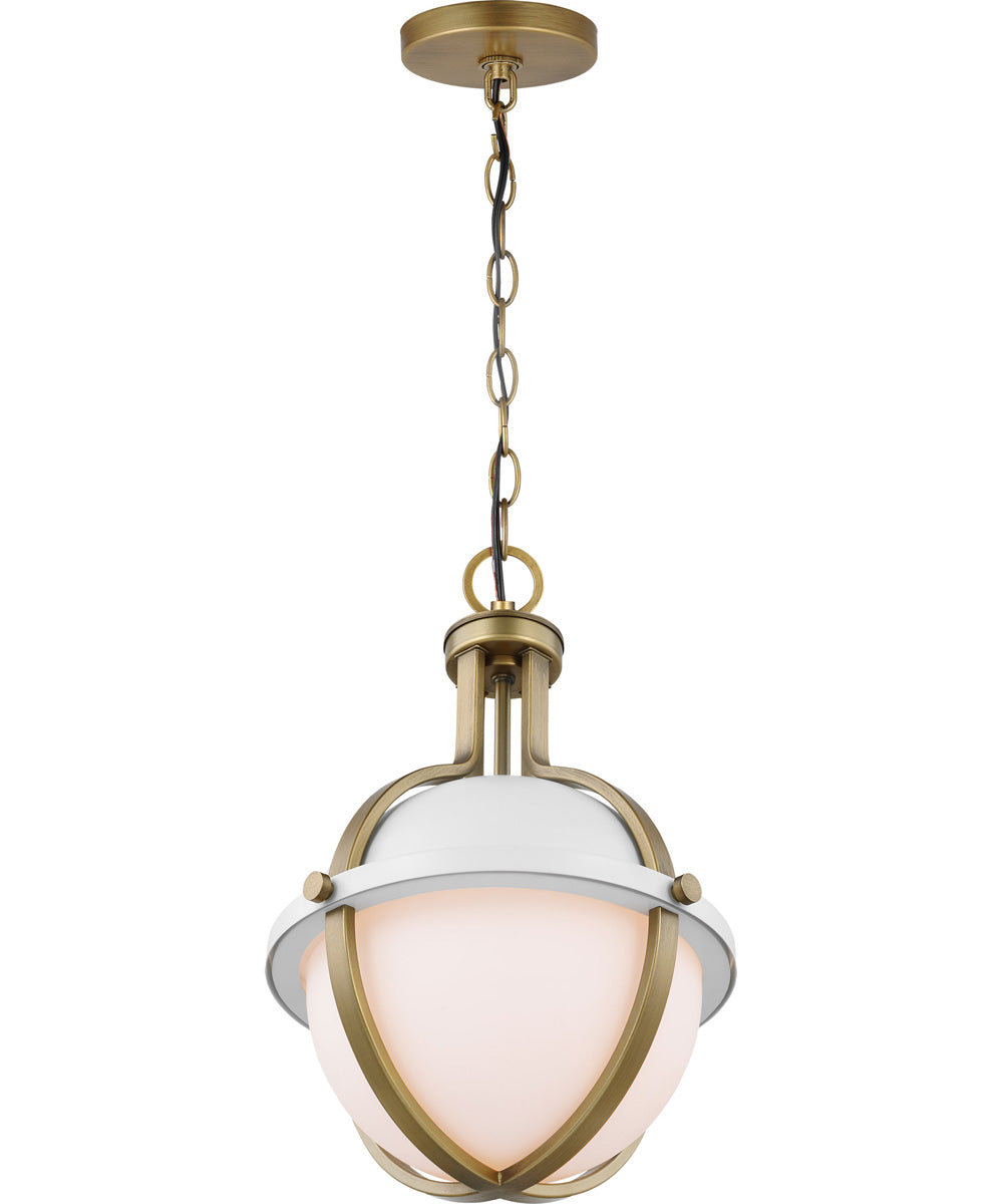 Lincoln 1-Light Pendant Matte White
