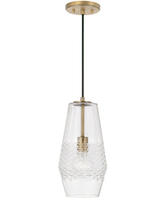Dena 1-Light Pendant Aged Brass