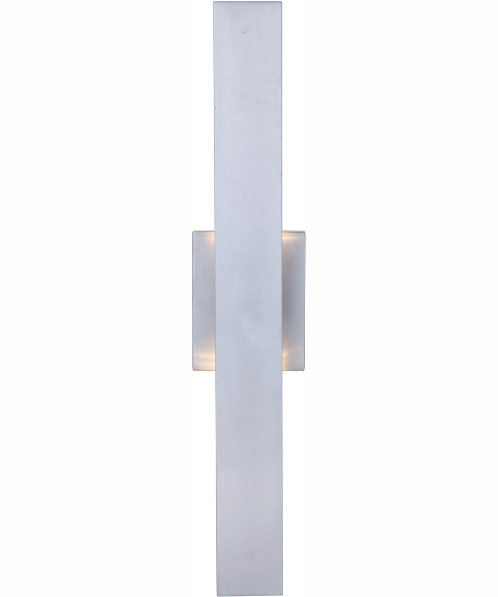 Rens 1-Light Outdoor Wall Lantern Brushed Aluminum