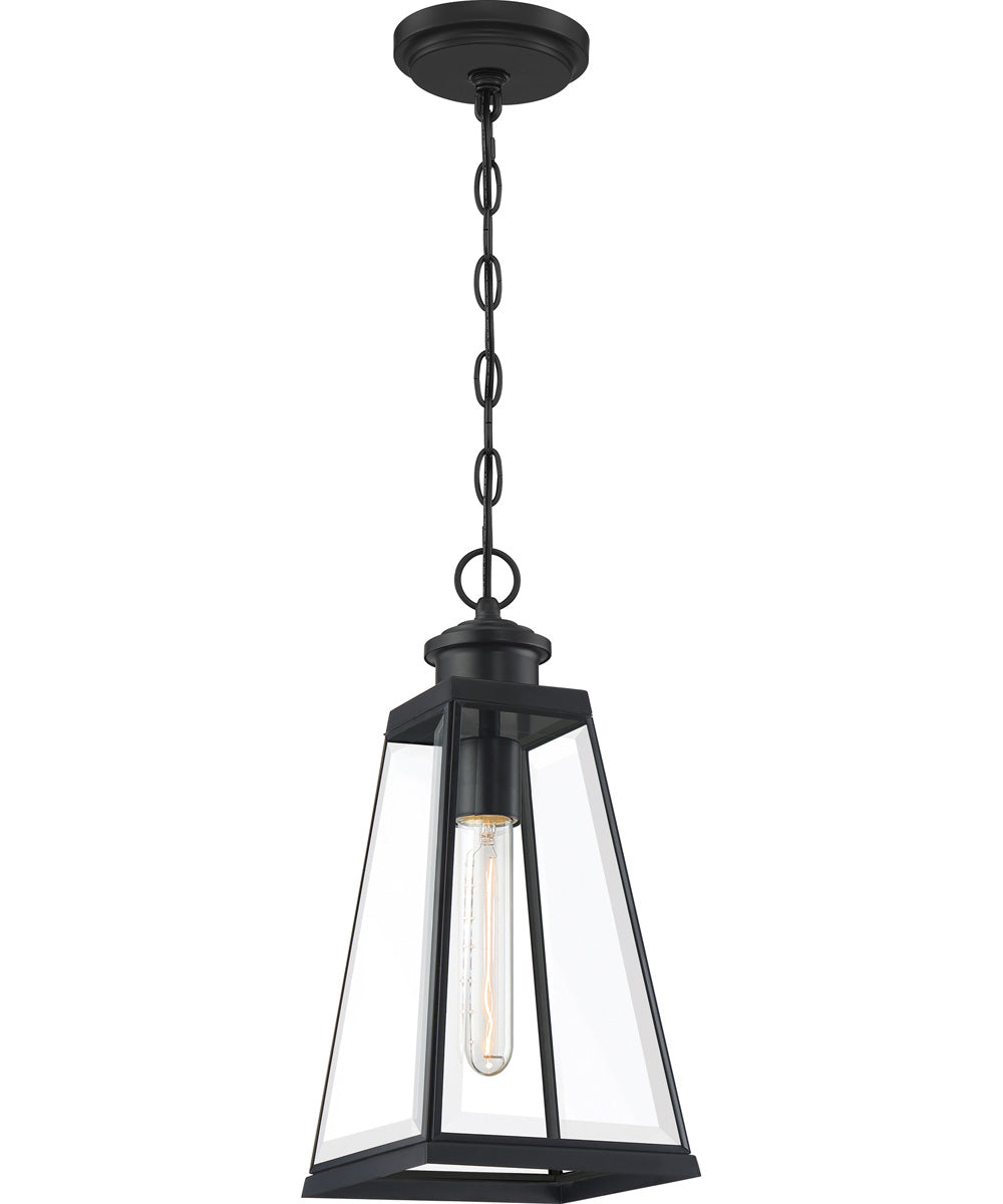 Paxton Medium 1-light Outdoor Pendant Light Matte Black