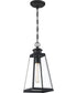 Paxton Medium 1-light Outdoor Pendant Light Matte Black