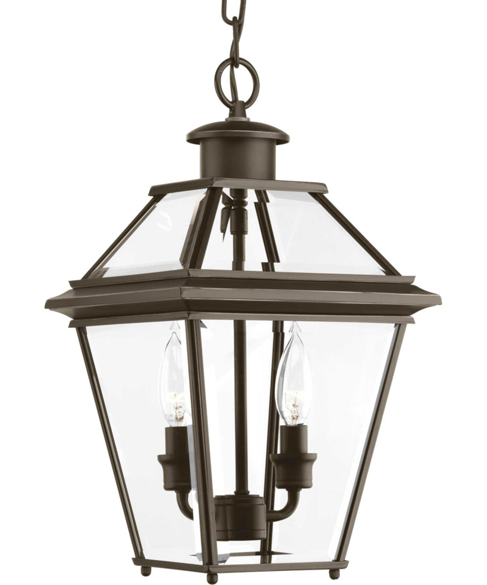Burlington 2-Light Hanging Lantern Antique Bronze