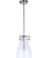 Chardonnay 1-Light Pendant Brushed Polished Nickel
