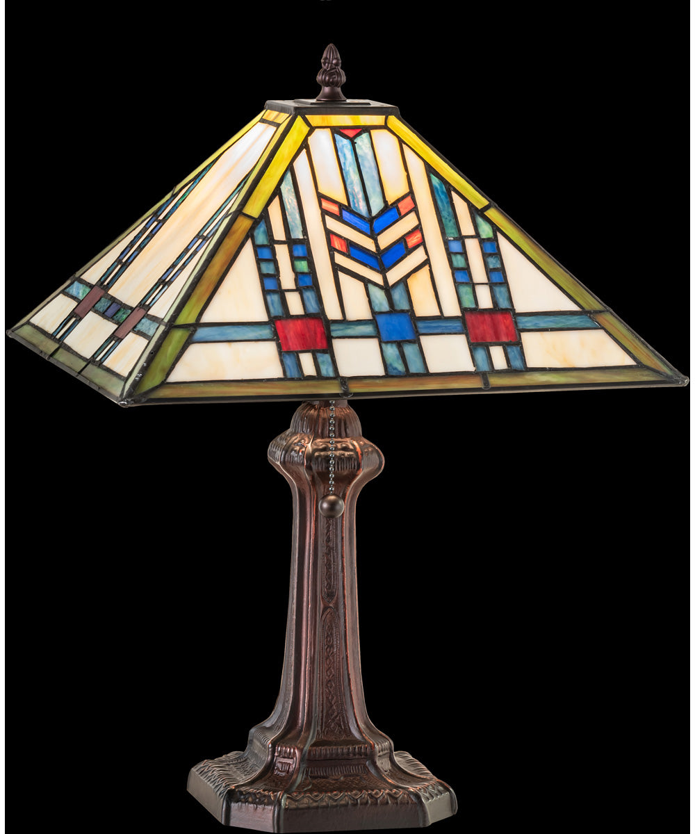 18.5" High Prairie Wheat Table Lamp