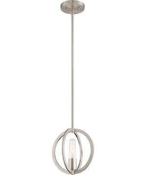 Orion Small 1-light Mini Pendant Brushed Nickel