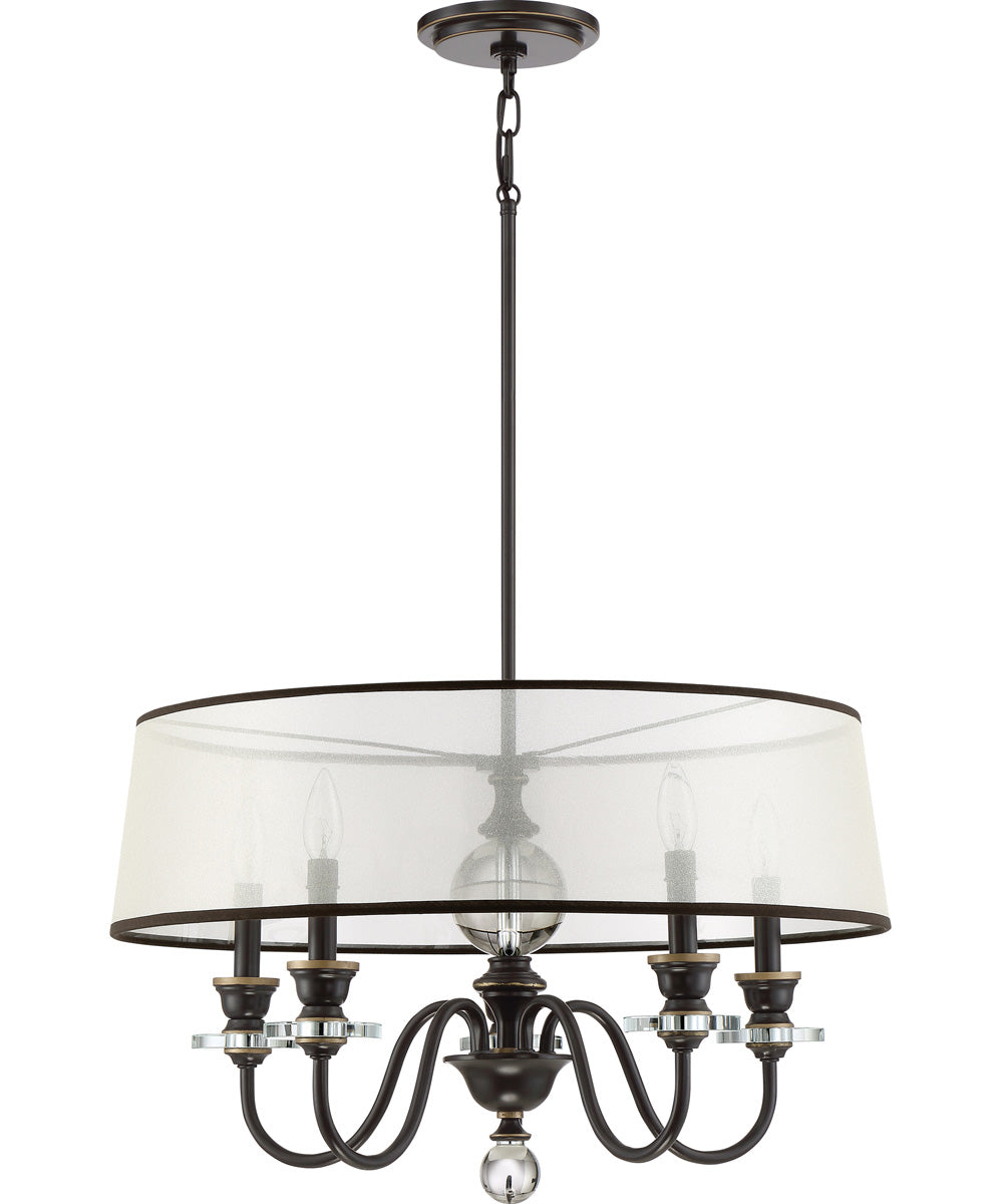 Ceremony 5-light Chandelier Palladian Bronze