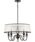 Ceremony 5-light Chandelier Palladian Bronze