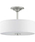 Inspire 13" 2-Light Semi-Flush Brushed Nickel