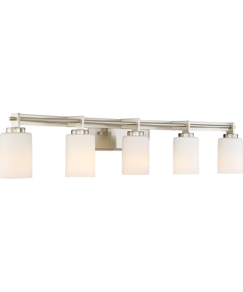 Taylor 5-light Bath Light Brushed Nickel