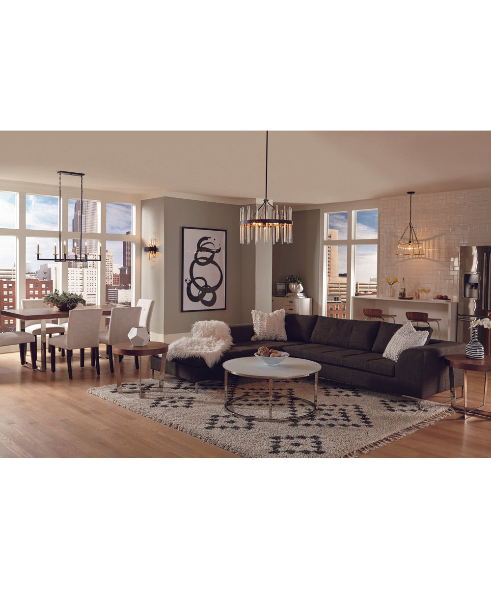 Blakely 6-Light Modern Chandelier Light Graphite