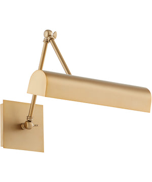2-light Wall Mount Light Fixture Aged Brass