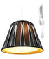 16"W 2 Light Swag Plug-In Pendant with Diffuser