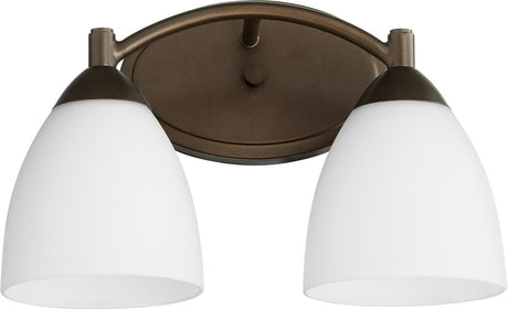 14"W Barkley 2-light Bath Vanity Light Oiled Bronze
