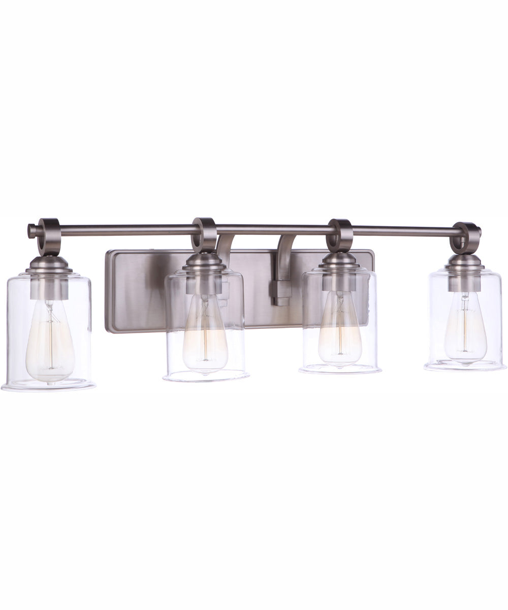 Romero 4-Light Vanity Brushed Polished Nickel