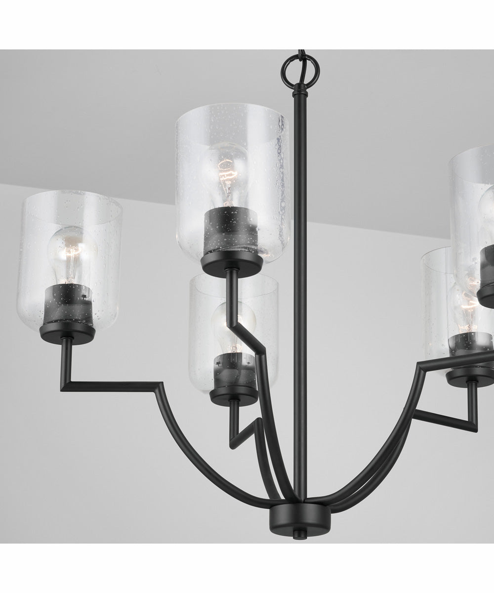 Carter 5-Light Chandelier Matte Black