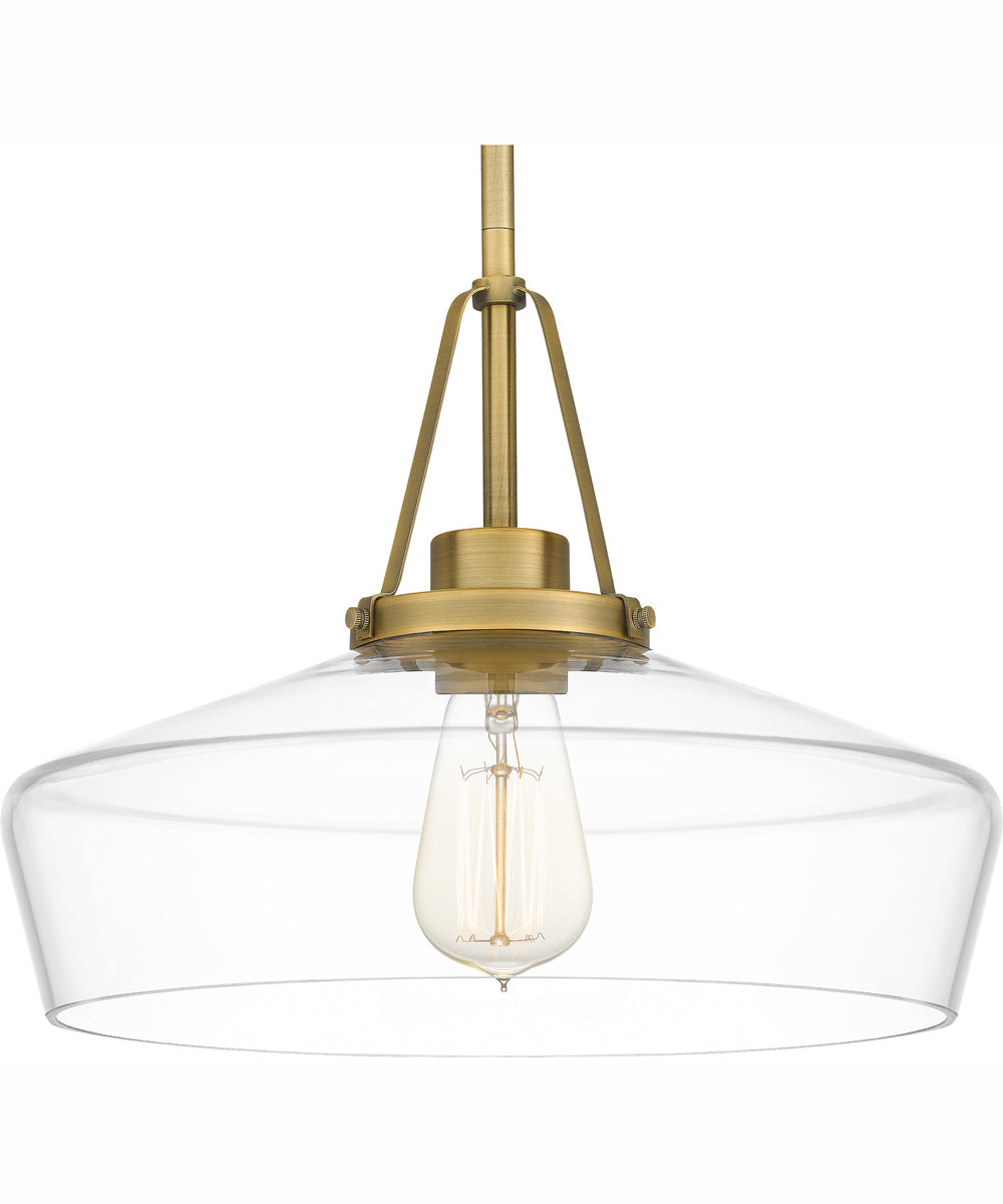 Quoizel Pendant 1-light Pendant Aged Brass