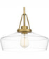 Quoizel Pendant 1-light Pendant Aged Brass