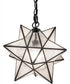 12" Wide Moravian Star Pendant
