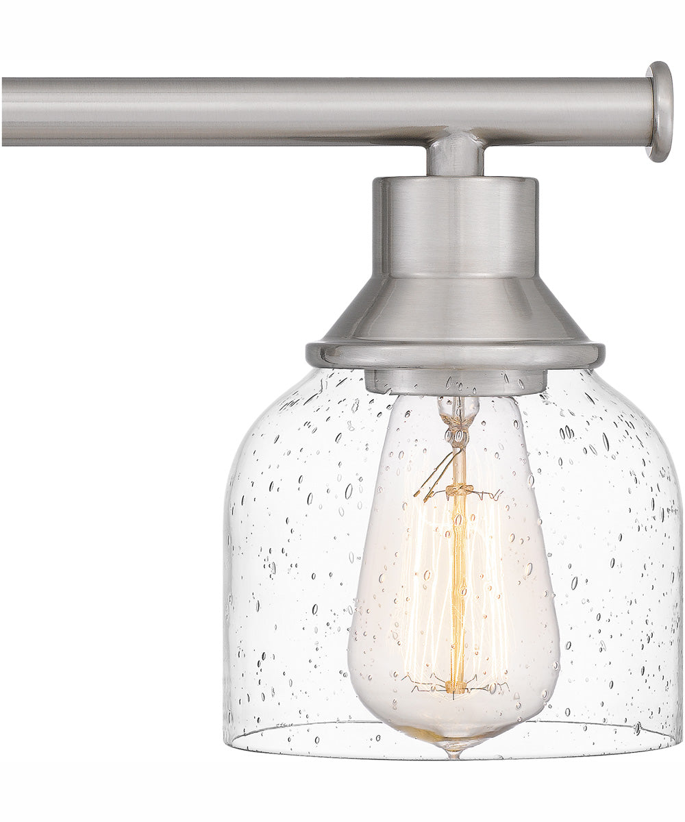 Caverly Large 3-light Bath Light Brushed Nickel