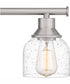 Caverly Large 3-light Bath Light Brushed Nickel